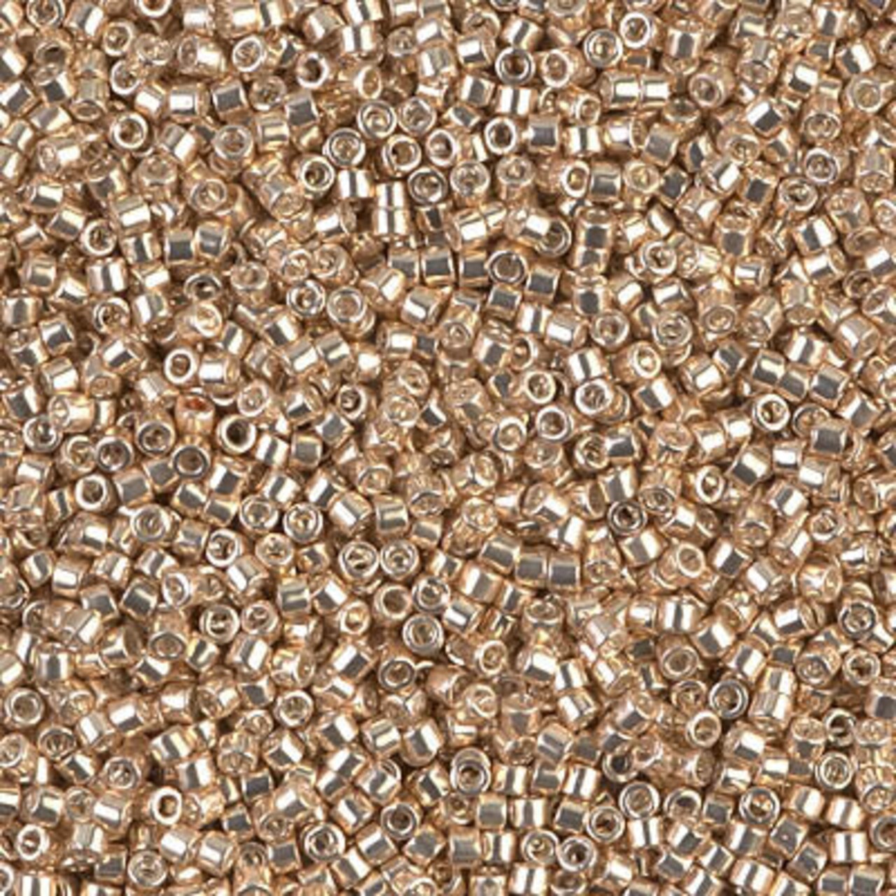 Miyuki Delica Bead 11/0, DB0433, Galvanized Champagne, 5 grams